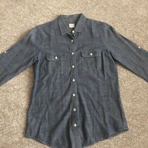 J Crew Button Down Dress Shirt XS